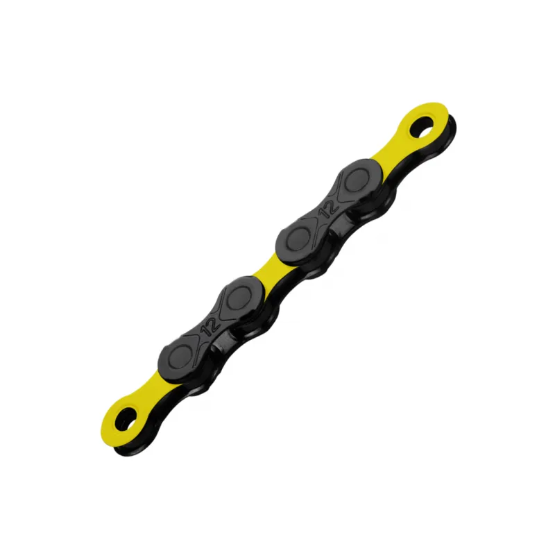 Super ofertă Lant KMC DLC 12 Negru/Galben 12 Viteze 126 Zale