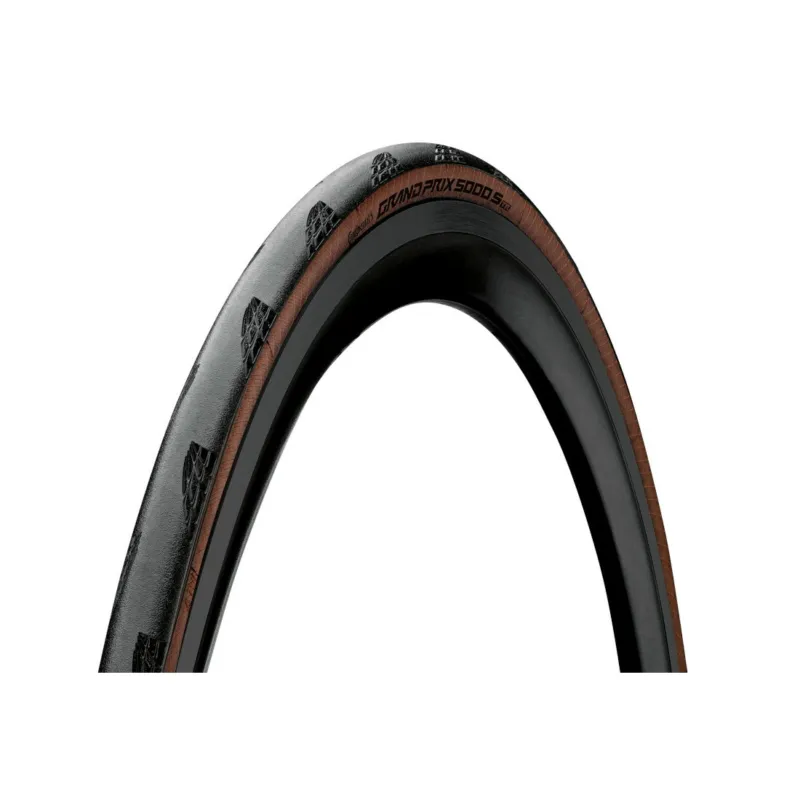 Anvelopa pliabila Continental Grand Prix 5000S TR 28-622 (28 x 1 5/8 x 1 1/8) negru/maro Livrare expres