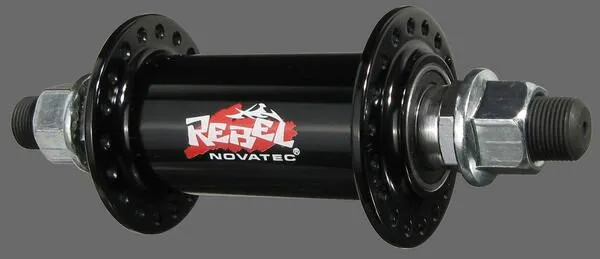 Butuc fata bicicleta ALU – NOVATEC REBEL A075SBT-14, 48H, BMX Ofertă