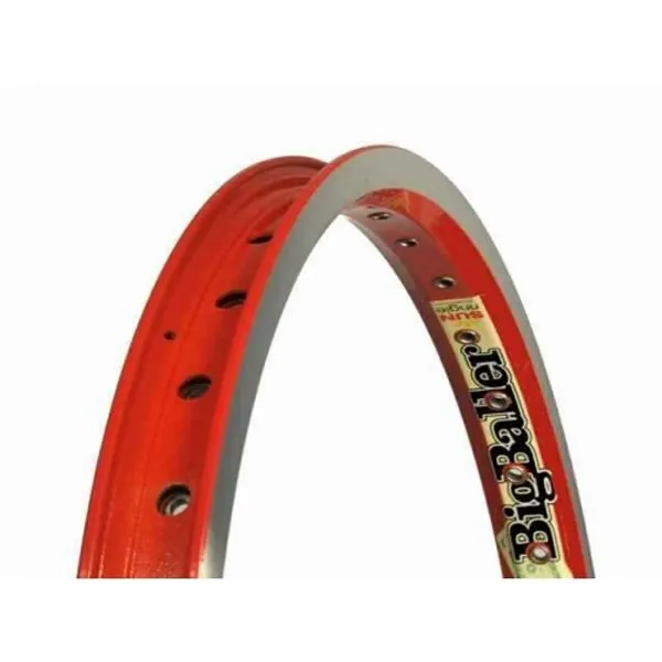 Janta bicicleta DUBLA – SUNRINGLE BIG BALLER – 20”/406, 36H – Pinned, RED Ofertă de sezon