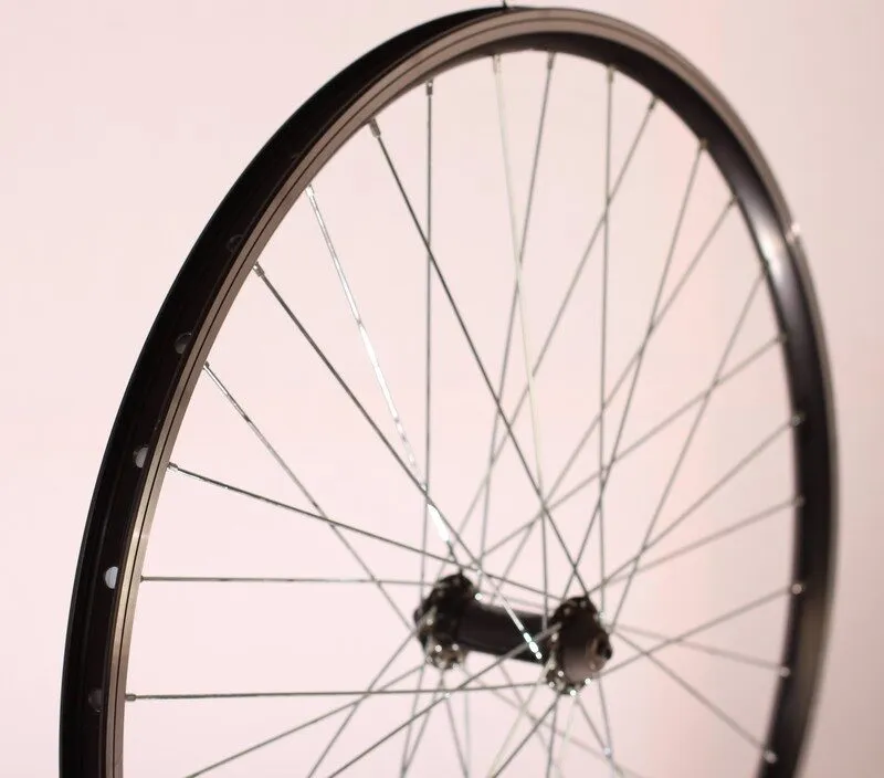 Roata fata bicicleta 26″(559), janta dubla Mach negru, butuc Quando QR Livrare expres