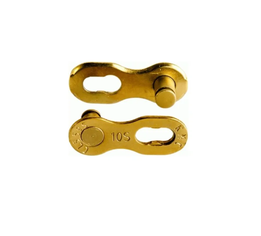 Ofertă limitată Lant bicicleta Zala KMC X10 CL559R-TI Gold Ti-N, Missing Link