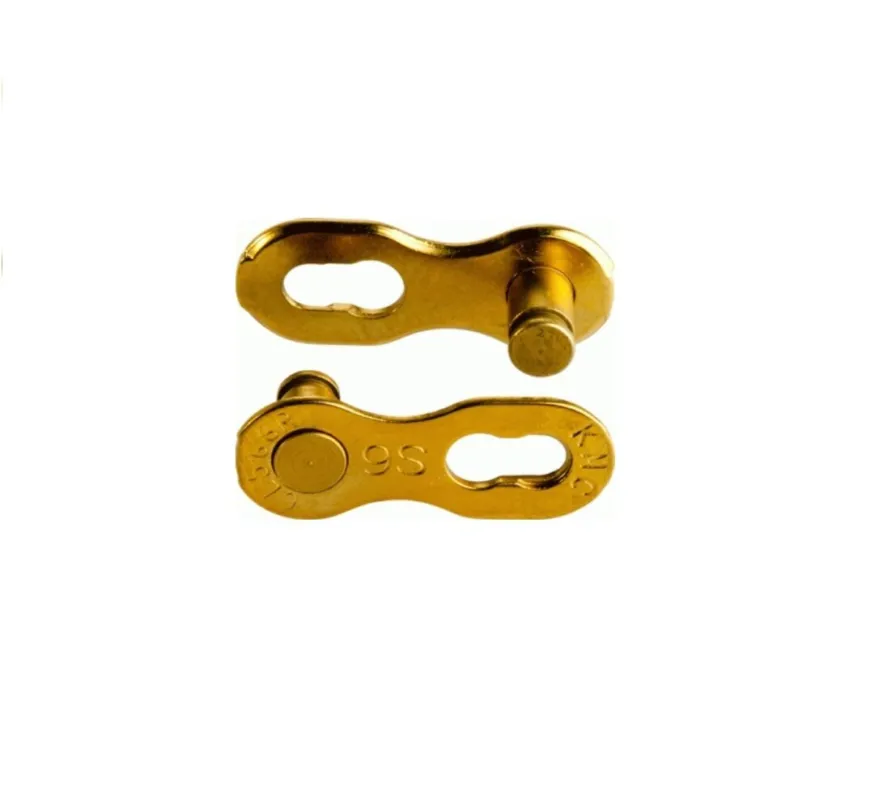 Reducere de preț Lant bicicleta Zala KMC X9 CL566R-TI Gold, Missing Link