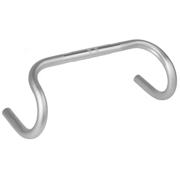 Ghidon bicicleta racing ZOOM (25.4/425 mm) Silver Plată sigură