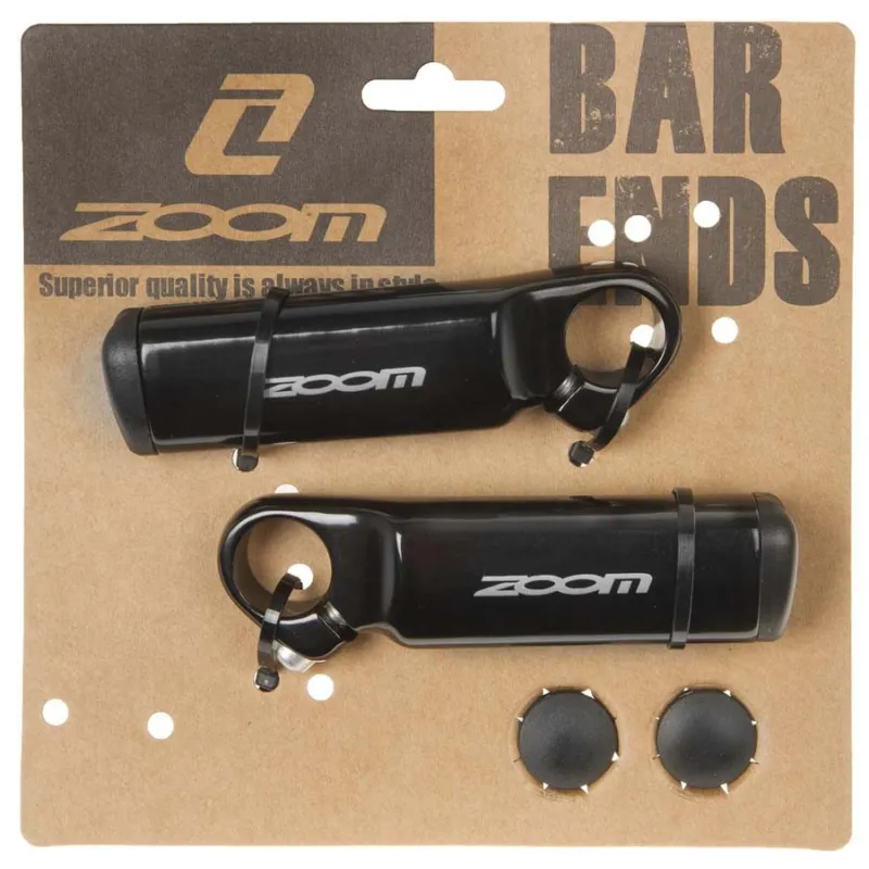 Cumpără online CAPETE Ghidon bicicleta ATASABILE ZOOM ,,AERO” ALUMINIU NEGRE
