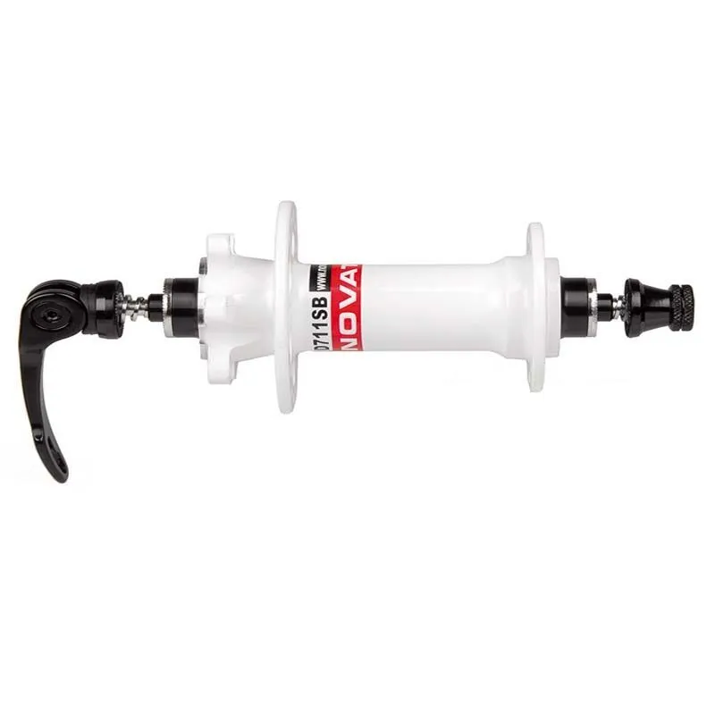 Retur gratuit Butuc fata bicicleta NOVATEC D711SB/A 32H DISC SUPERLIGHT ALB
