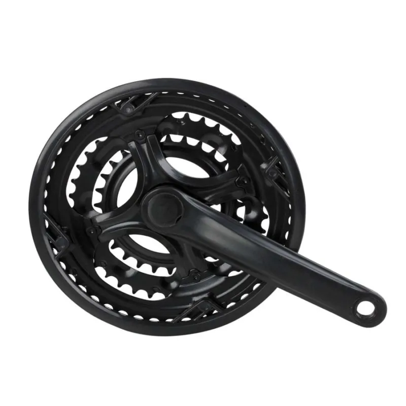 Angrenaj bicicleta PEDALIER METAL NEGRU 28/38/48 T SXT Cel mai bun preț