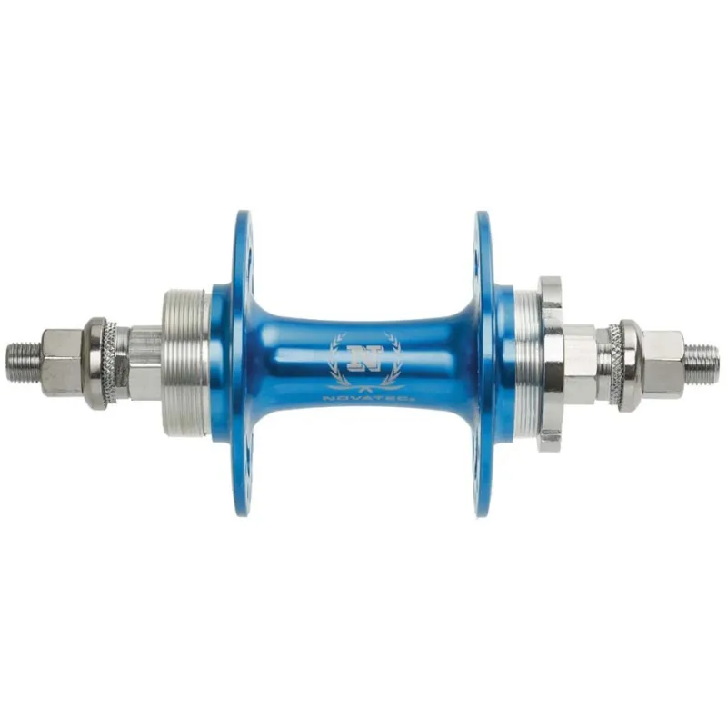 Lichidare de stoc Butuc spate bicicleta NOVATEC A166SBT FREE/FIXED ( FLIP-FLOP ) 32H FLANSE INALTE ALBASTRU