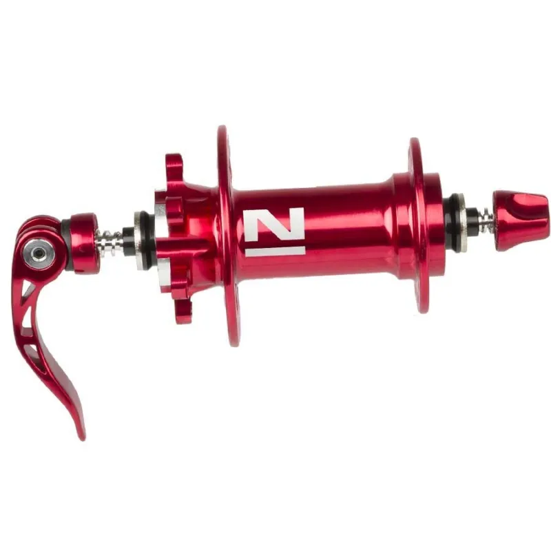 Ultima șansă Butuc fata bicicleta NOVATEC D791SB/A (4 IN 1) 32H DISC ROSU ANODIZAT