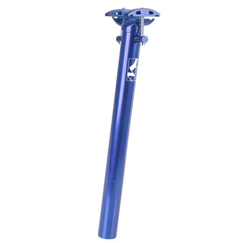 Tija sa bicicleta -ALBASTRU ALUMINIU 2 BOLTURI 31.6×350 MM M-WAVE 250 GRAME Mai ieftin