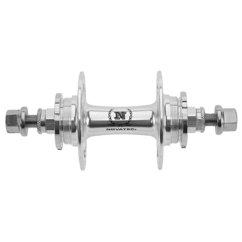 Cumpărături sigure Butuc spate bicicleta NOVATEC A166SBT FIXIE/TRACK 36H FLANSE INALTE SILVER