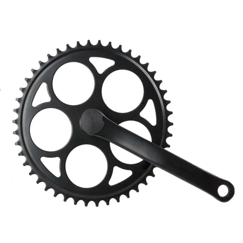 Angrenaj bicicleta PEDALIER METAL 46 T( PATRAT ) NEGRU Cel mai vândut