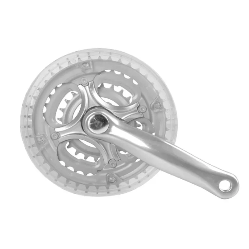 Angrenaj bicicleta M-WAVE 24″ 24/34/42 SILVER, 165mm Noutate