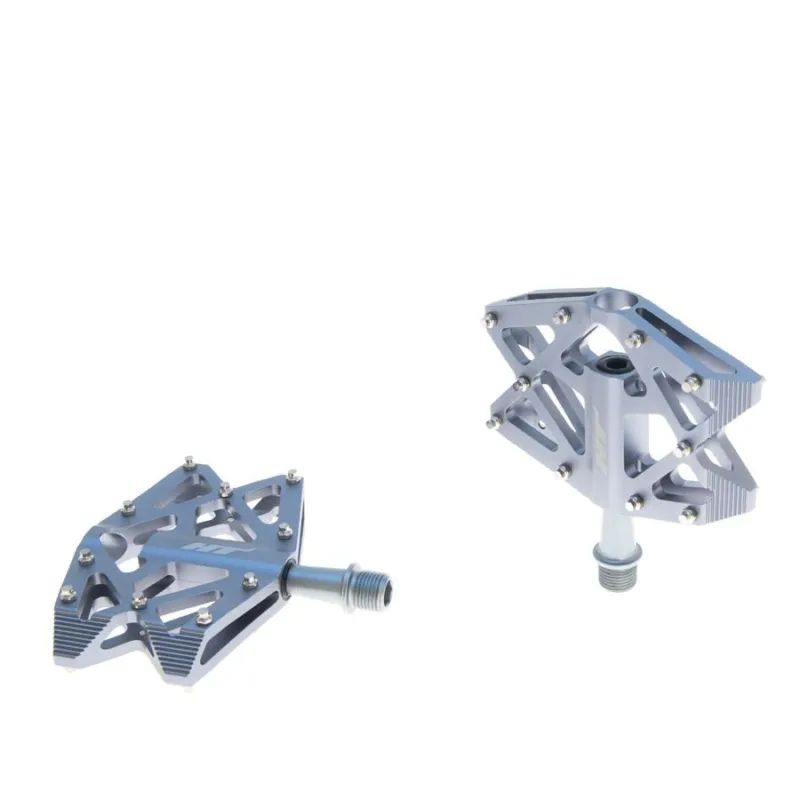 Discount Pedale bicicleta ALUMINIU CU RULMENTI(PINI DETASABILI) HT- AX01A GREY
