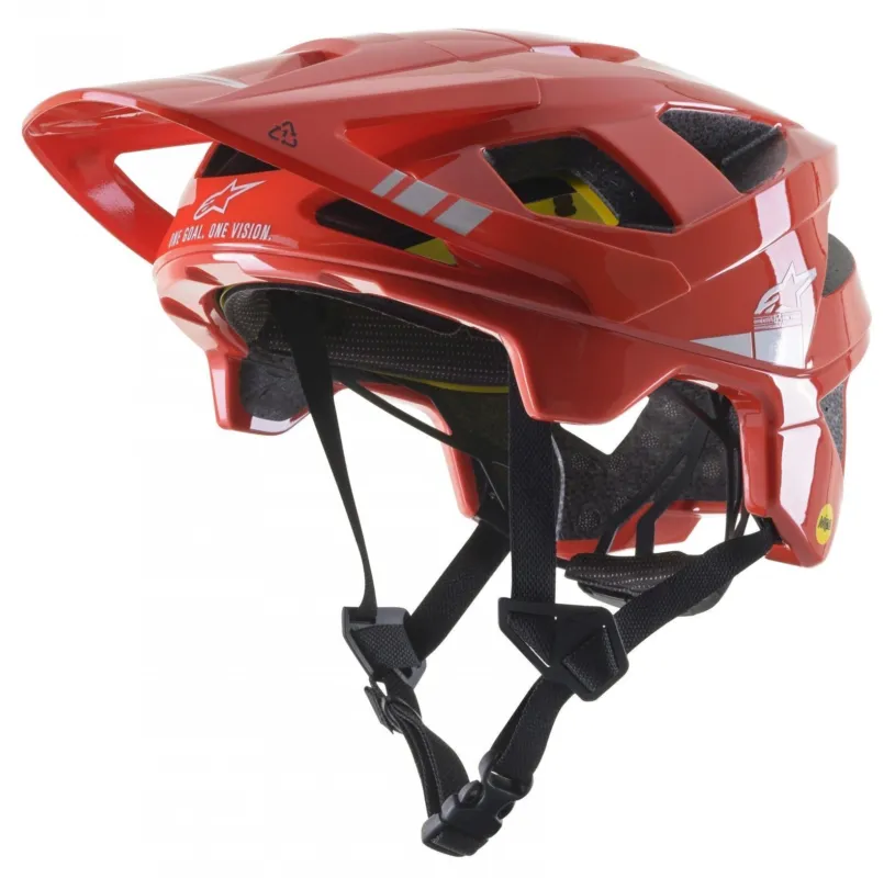 Reducere de preț Casca Alpinestars Vector Tech A2 Red / Gray Glossy L