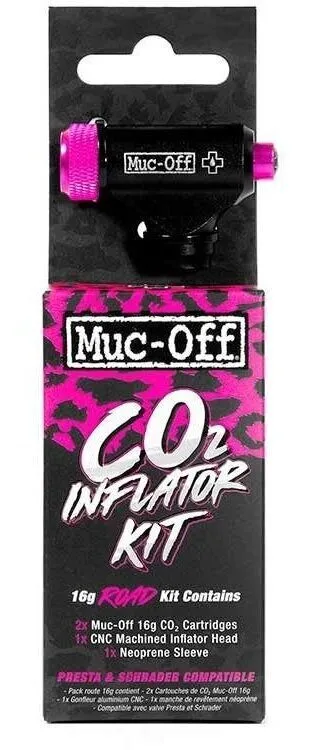 Pompa CO2 Muc-Off Road Inflator Kit Preferatul clienților