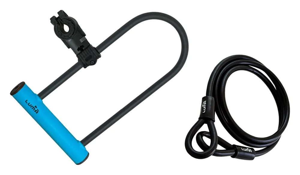 Lacat Luma Enduro 35 HU 320 albastru cu suport Sopmulti C4 plus bucla Reducere specială