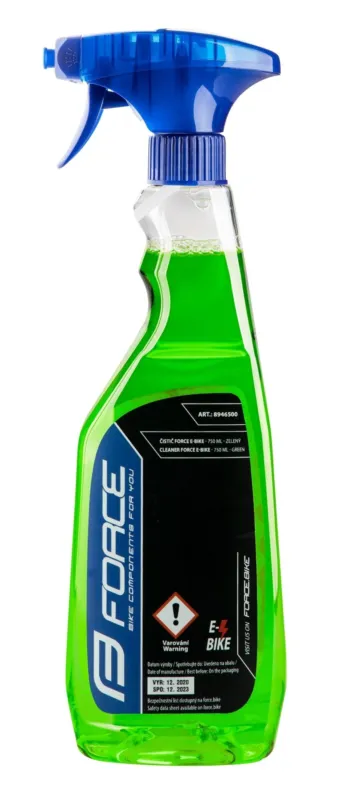 Solutie curatare Force E-Bike cu pulverizator 0.75L verde Ofertă specială
