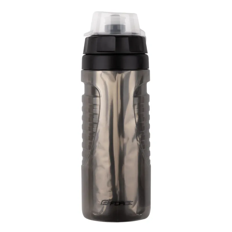 Bidon Force Warm 0.5l termo transparent/negru Transport gratuit