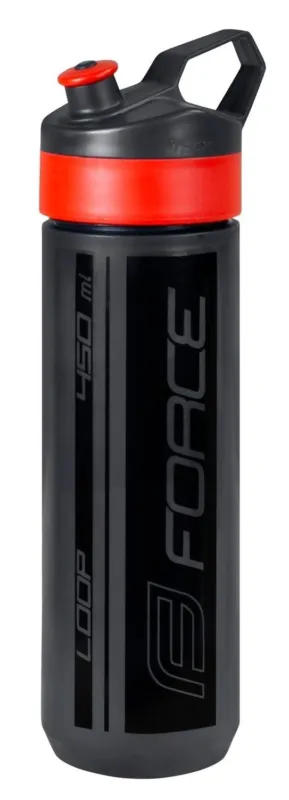 Bidon Force Loop 0.45L Negru-transparent/rosu Ofertă de sezon
