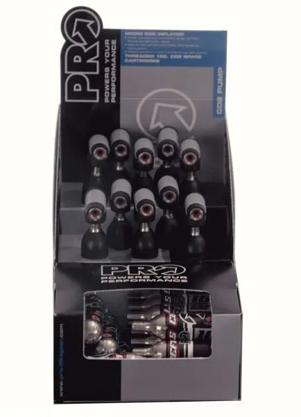 CUTIE DISPLAY CO2, INCL. 10 BUC MICRO POMPA & 30 BUC REZERVE CO2 DE 16GR, PRO (10) Ieftin