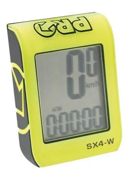 CICLOCOMPUTER PRO SX4-W WIRELESS, 7 FUNCTII, GALBEN FLUOR (10) Super ofertă