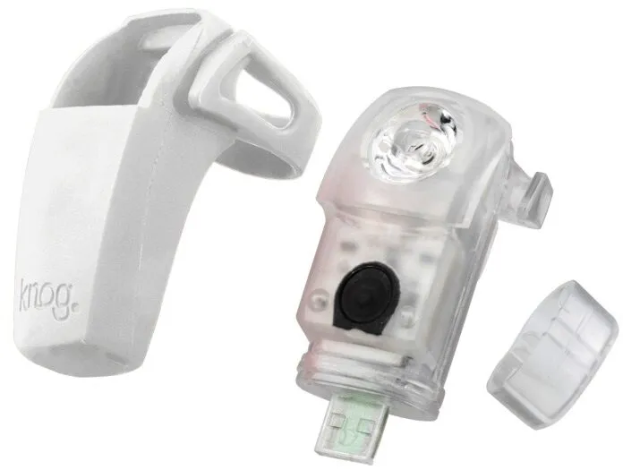 Preferatul clienților Stop spate bicicleta Boomer Usb spate alb
