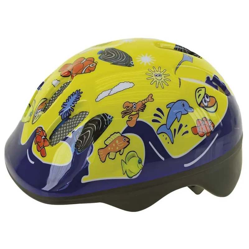 Bestseller Casca bicicleta COPII VENTURA „SEA LAND YELLOW” S(52-57CM)