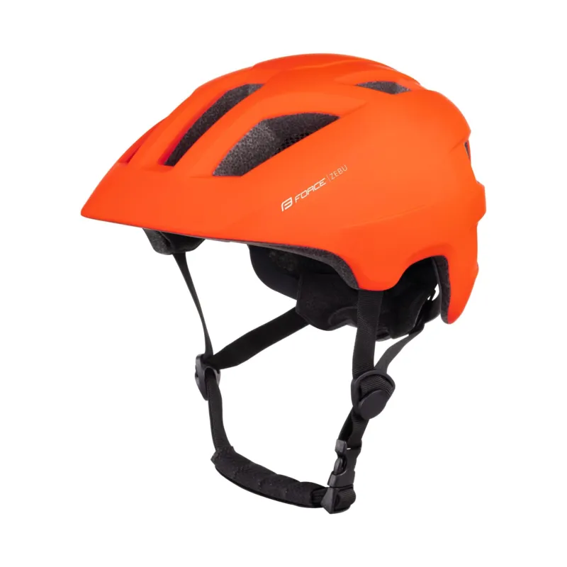 Transport gratuit Casca Force Zebu cu lumina orange S-M (51-56 cm)