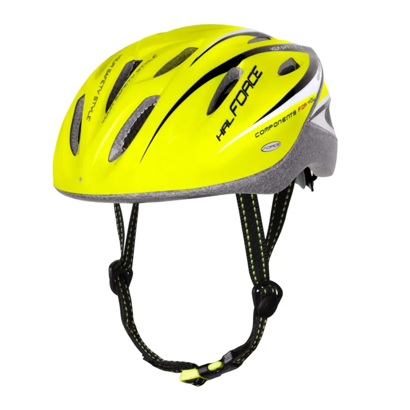 Casca Force Hal Fluo/Black L-XL (58-62 cm) Popular