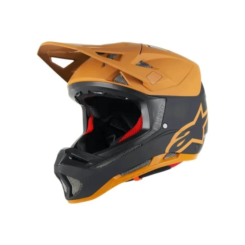Bestseller Casca Alpinestars Missile Tech Racer Helmet Black Dark Gold Matt L