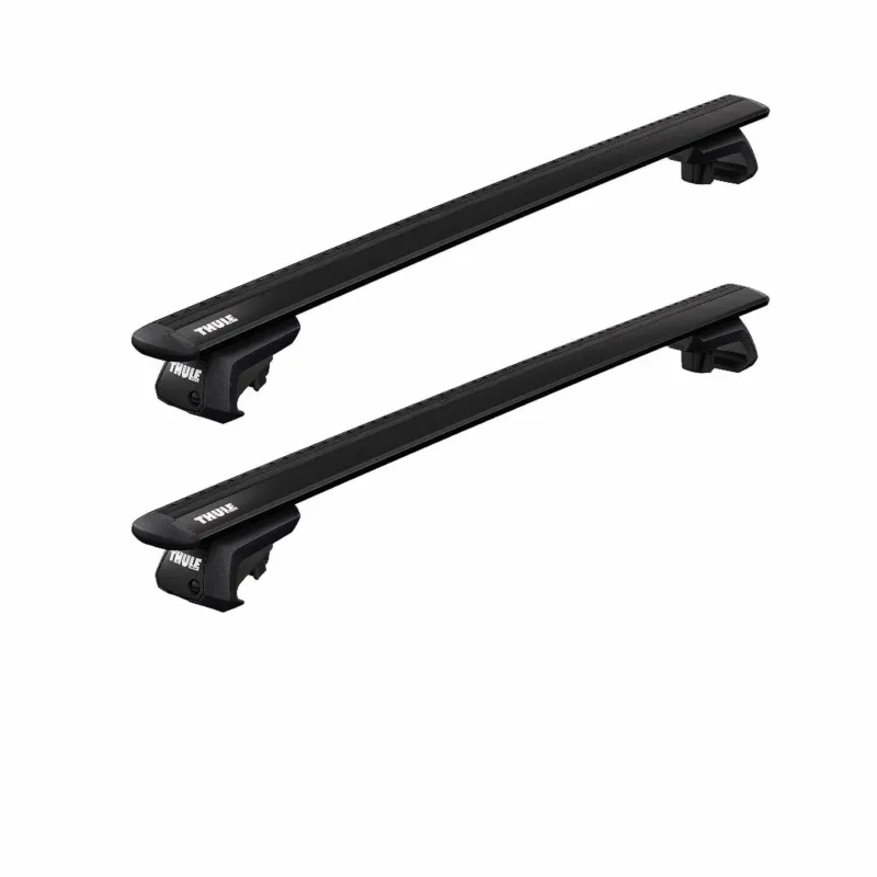 Bare auto transversale Thule Evo WingBar Black raised rail pentru MERCEDES BENZ E-Class (S211), 5 usi Estate cu bare longitudinale ridicate (2003-2008) Preț mic