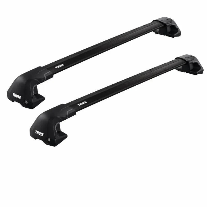 Transport gratuit Bare Auto Transversale Thule WingBar Edge BLACK pentru FORD Fiesta, 5 usi HATCHBACK cu plafon normal (2018-prezent)