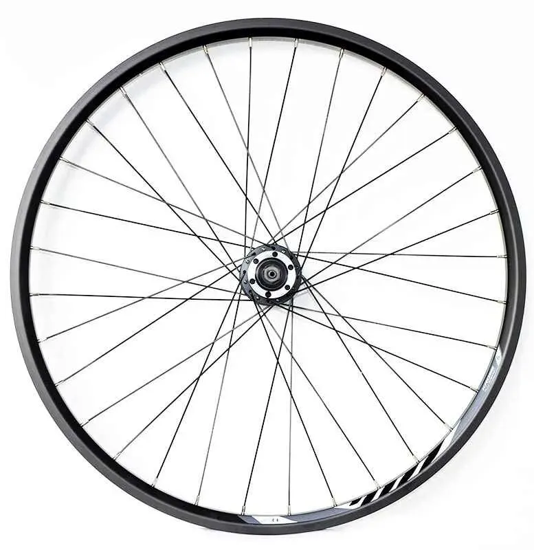 Roata fata Kross Disc 26 32H ax 10mm Q/R 6 piulite black janta dubla Mai ieftin