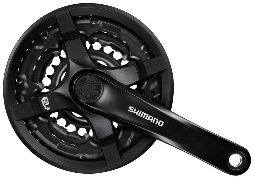 Angrenaj Shimano Tourney FC-TY 501 42x34x24T 170mm 6-7-8 viteze negru EFCTY501C244CLB Noutate