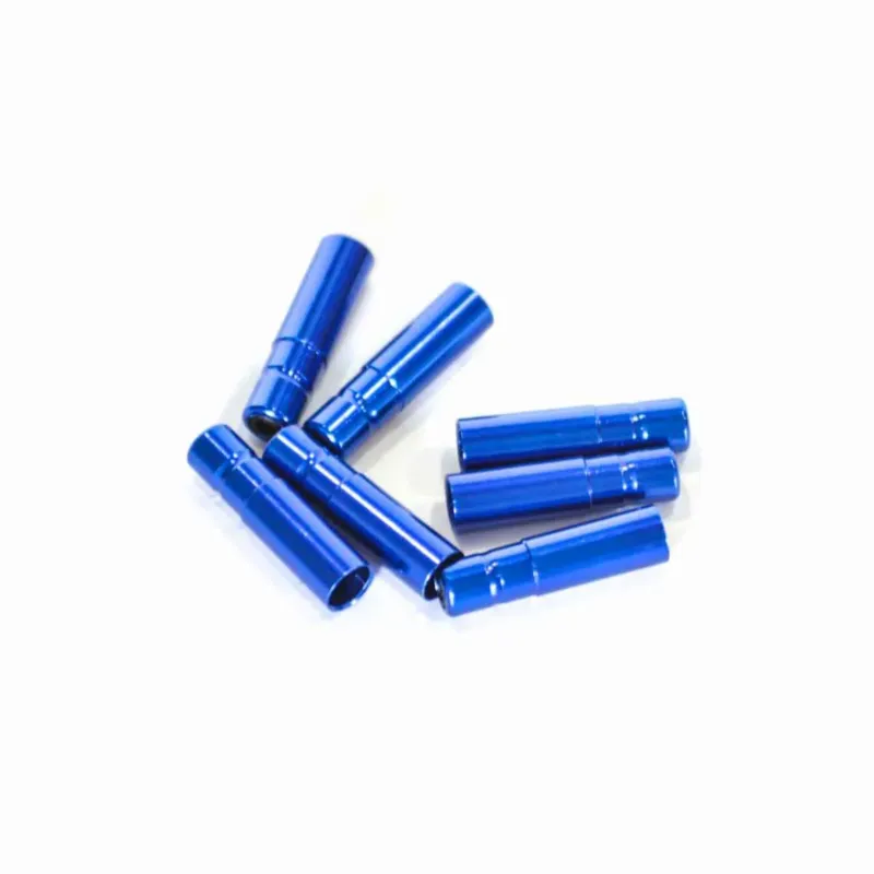 Doar azi Capac cablu 5mm HJ-PX004, albastru, 50 bucati