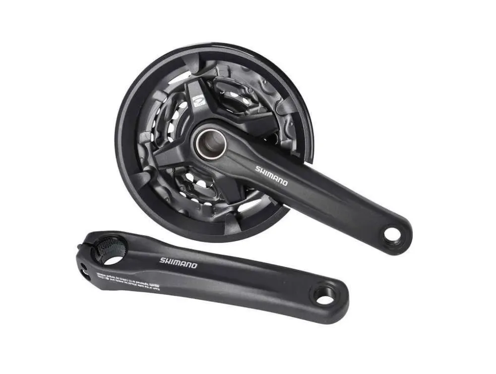 Angrenaj pedalier Shimano MT210-3 40/30/22 dinti 170mm negru (EFCMT2103CX002CL) Livrare gratuită