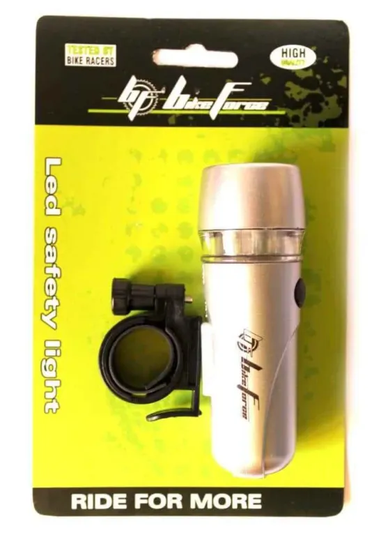 Lampa fata BikeForce Blade silver 5 led White 3 functii Comandă acum