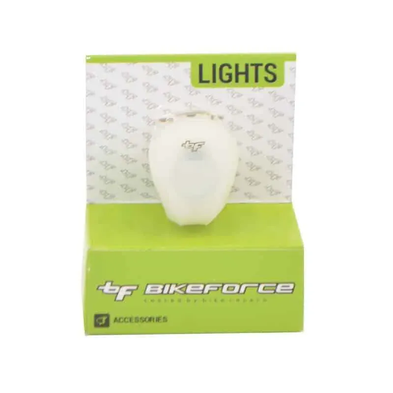 Sclipitor fata BikeForce Boomer White Preferatul clienților