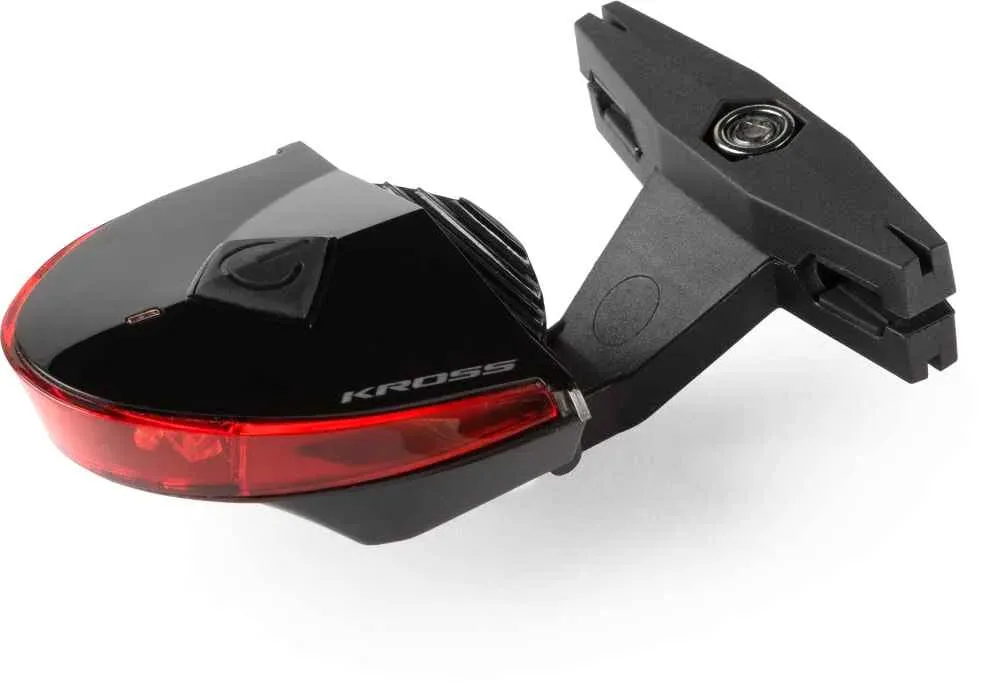 Cel mai bun preț Stop bicicleta Kross Red Slide 3 LED