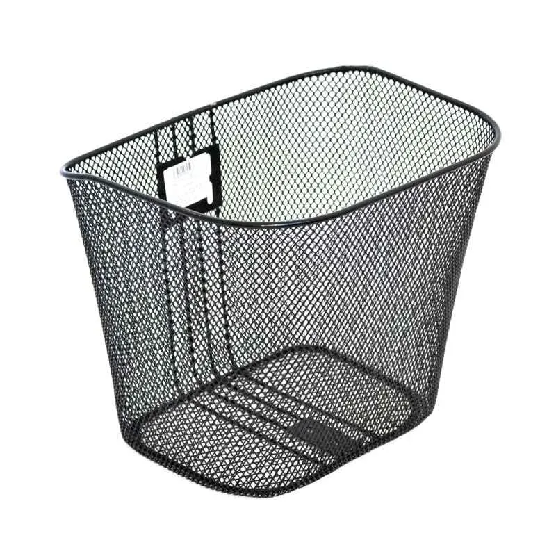 Cos fata metal negru prindere fixa 35x25x26.5 cm Cumpărături sigure