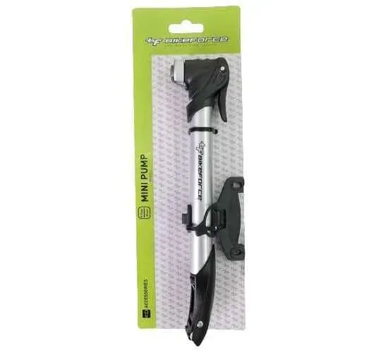 Lichidare de stoc Pompa mini Bikeforce aluminiu 80 PSI SV/FV/DV BM-02