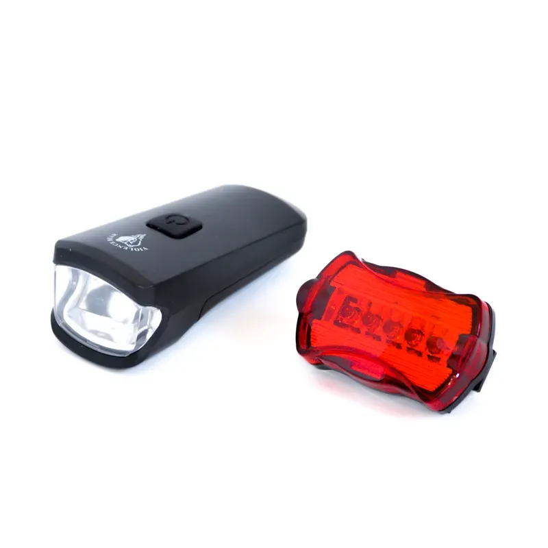 Retur gratuit Set lampa fata spate BikeForce Comet cu baterie