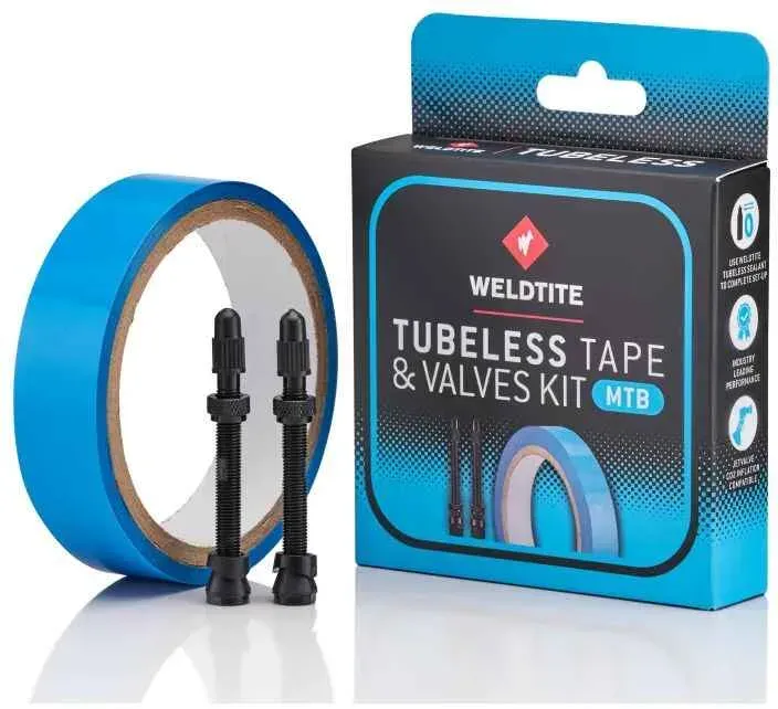 Valve si banda Set tubeless MTB kit Weldtite Retur ușor