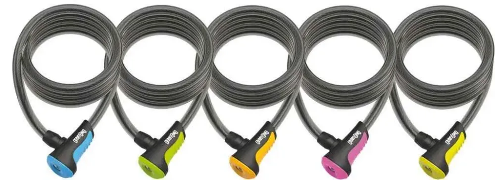 Antifurt bicicleta ONGUARD culori diferite 8156 180cm,12mm Reducere extra