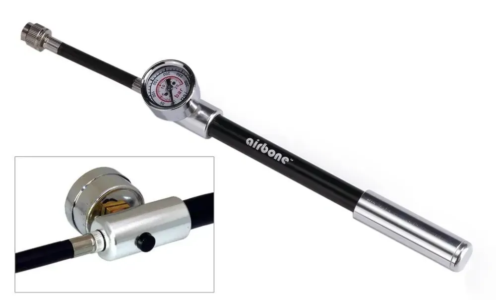 Pompa telescop AIRBONE ZT-802 293mm black 300psi/20bar Ieftin
