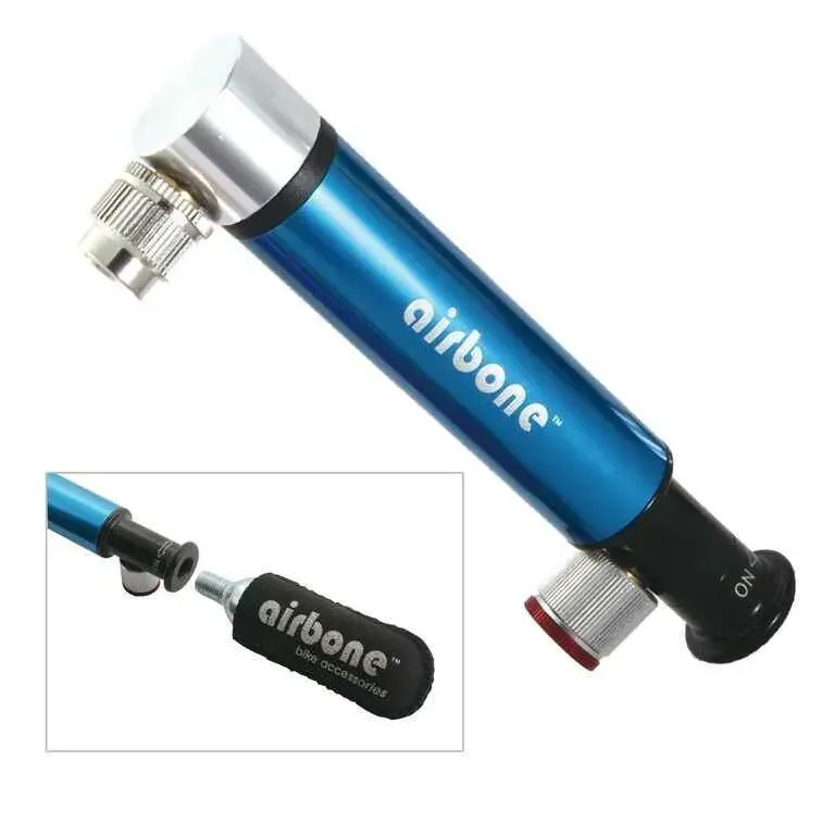 Ofertă exclusivă Pompa mini AIRBONE ZT-724 Dual Co2 AV 130mm blue