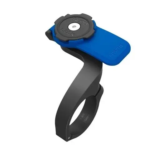 Noutate Quad Lock suport telefon cu prindere pe ghidon negru
