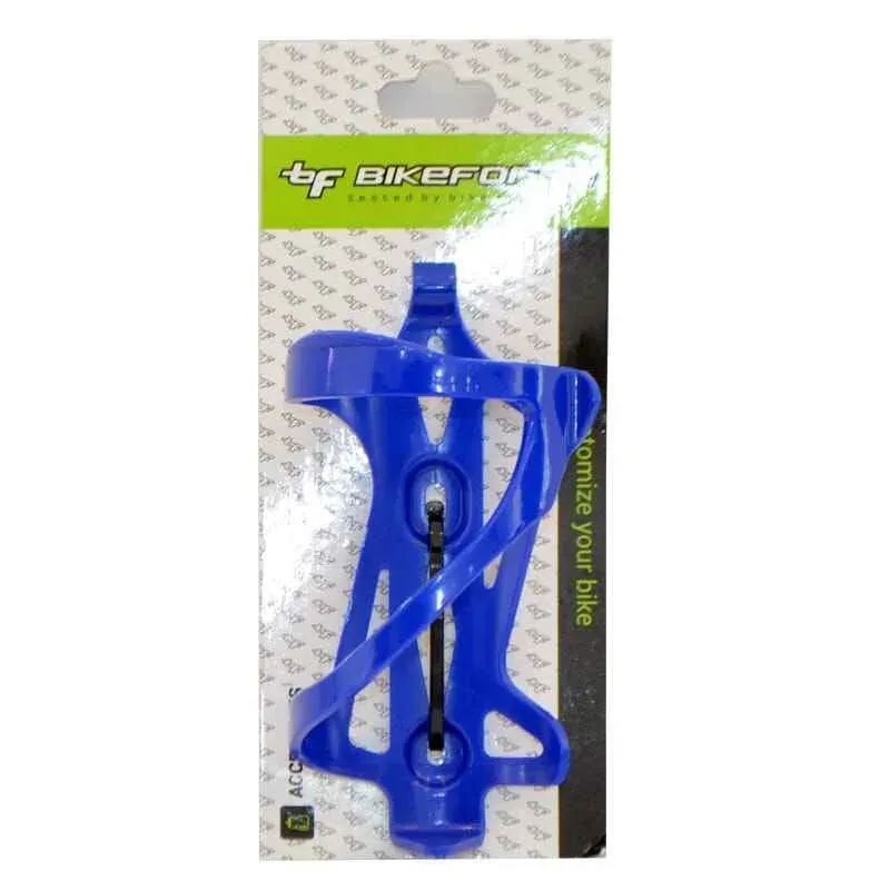 Calitate înaltă Suport bidon plastic BikeForce albastru