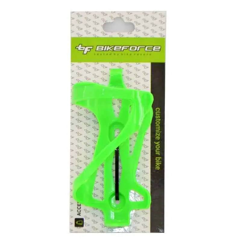Promoție Suport bidon plastic BikeForce verde